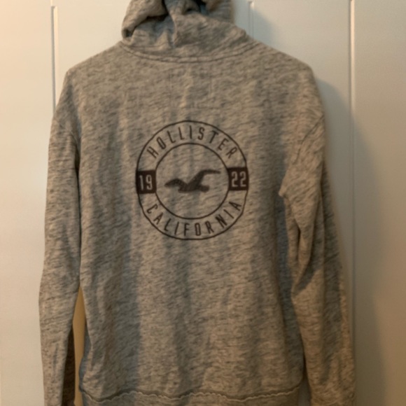 Hollister grey hoodie - Picture 2 of 2